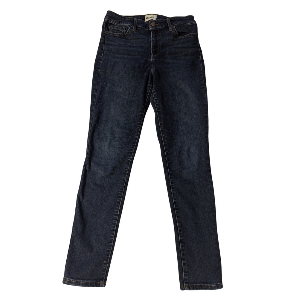 William Rast Sculpted High Rise Skinny Jeans Dark‎ Wash Indigo Size 30 JWRB118